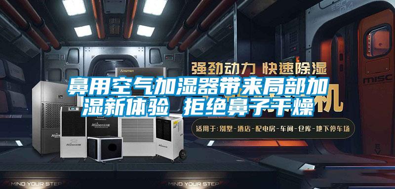 鼻用空氣加濕器帶來局部加濕新體驗 拒絕鼻子干燥