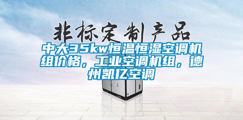 中大35kw恒溫恒濕空調機組價格，工業空調機組，德州凱億空調