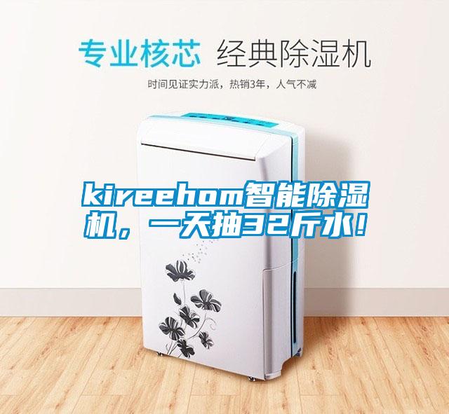 kireehom智能除濕機，一天抽32斤水！