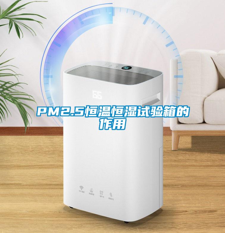 PM2.5恒溫恒濕試驗(yàn)箱的作用