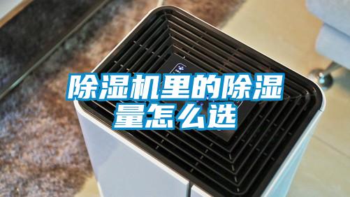 除濕機里的除濕量怎么選