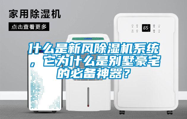 什么是新風除濕機系統，它為什么是別墅豪宅的必備神器？