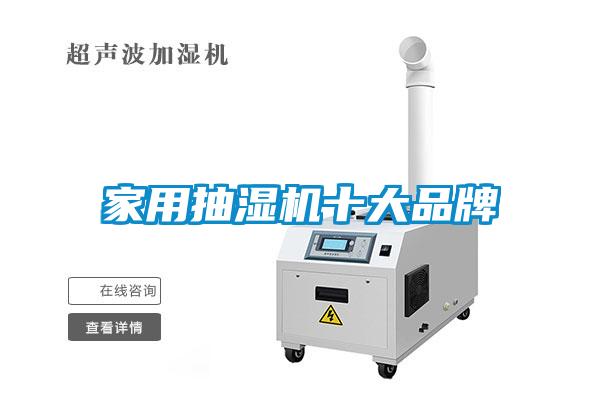 家用抽濕機(jī)十大品牌