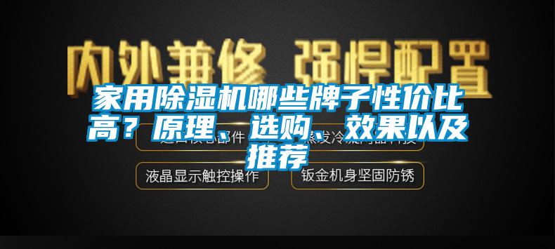 家用除濕機(jī)哪些牌子性價(jià)比高？原理、選購(gòu)、效果以及推薦