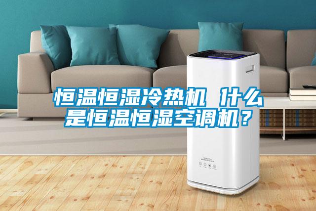 恒溫恒濕冷熱機 什么是恒溫恒濕空調機？