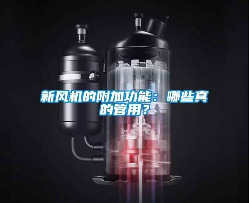 新風機的附加功能：哪些真的管用？