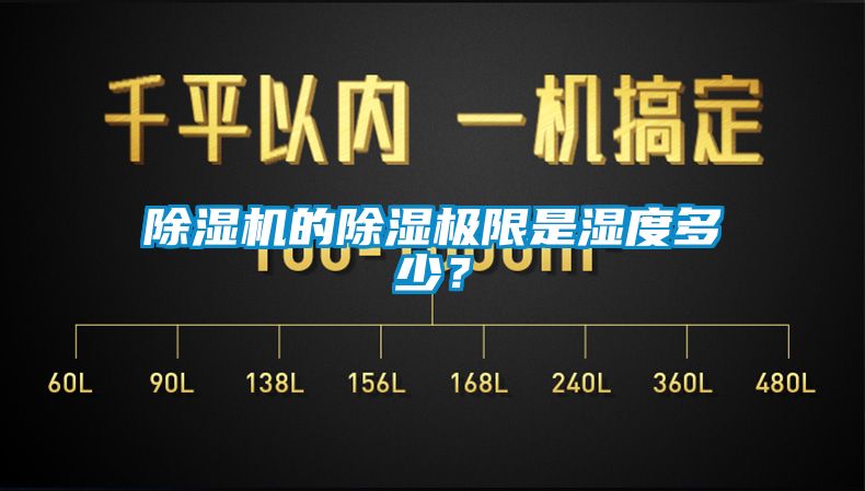 除濕機的除濕極限是濕度多少？